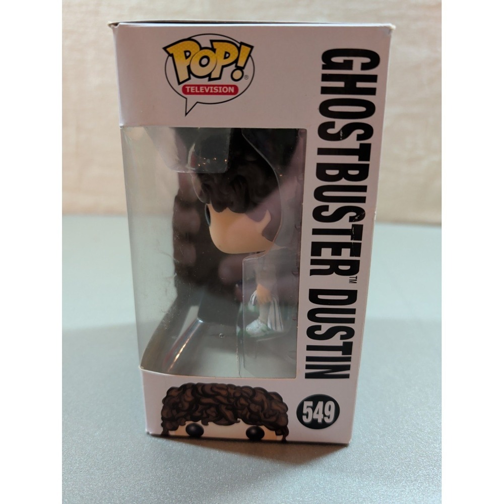 Funko Pop Stranger Things Ghostbuster Dustin 549 Vinyl Figure Netflix Original - Picture 5 of 7